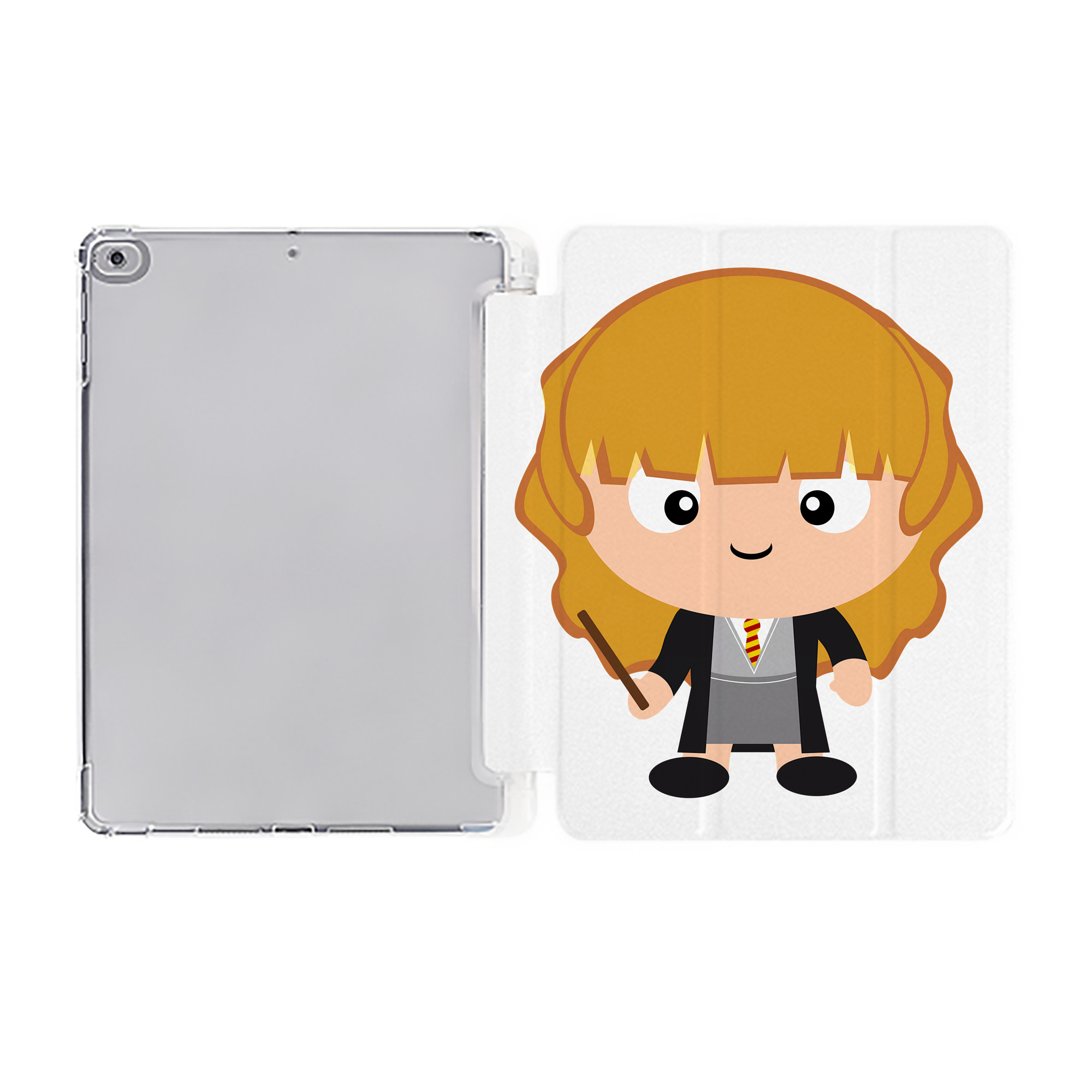 （画像用） Harry Potter ハリー・ポッターシリーズ IPad ケース ペン収納付き 三つ折りスタンド PUレザー×シリコン 対応機種9.5/10.5/10.9インチ